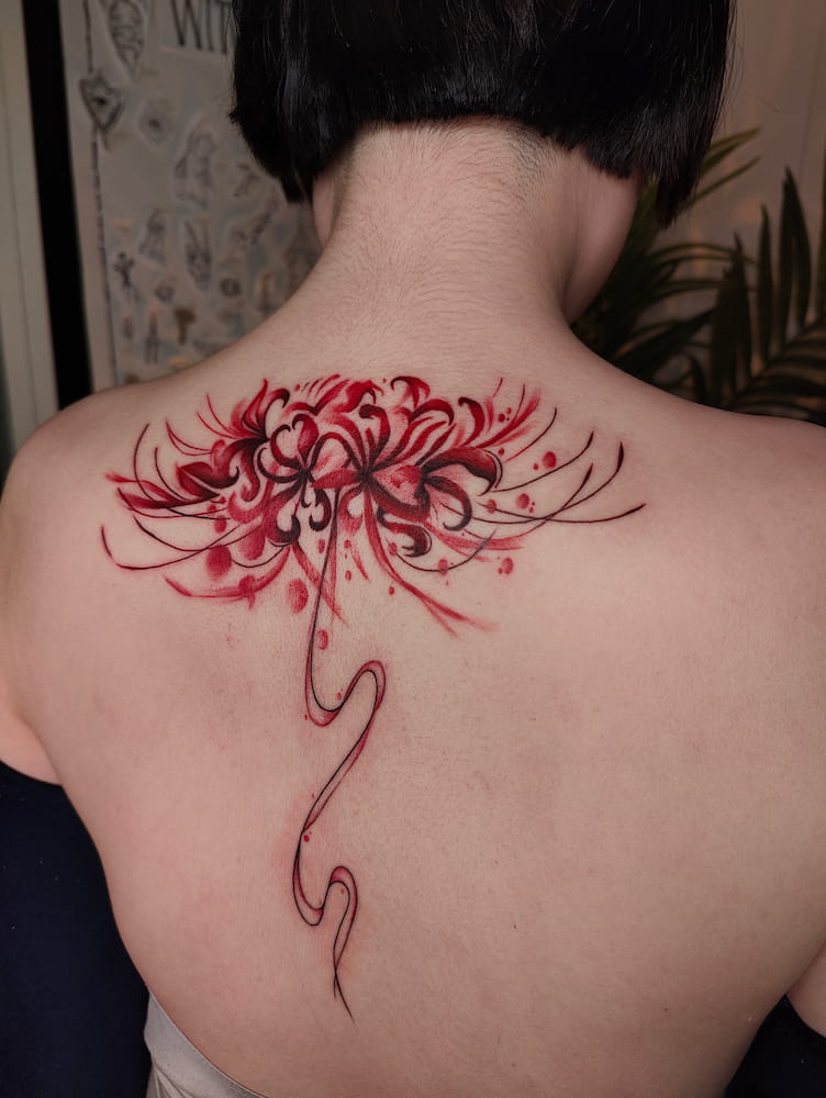 Pokemon color illustration tattoo Uppsala